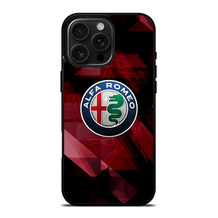 LOGO ALFA ROMEO CAR  iPhone 16 Pro Max Case Cover