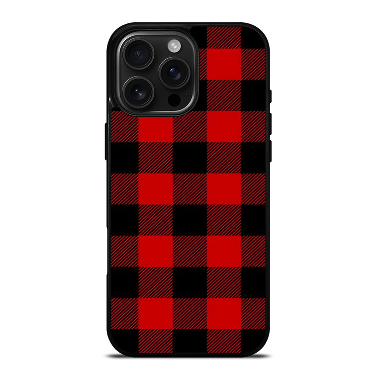 LUMBERJACK TARTAN PATTERN iPhone 16 Pro Max Case Cover