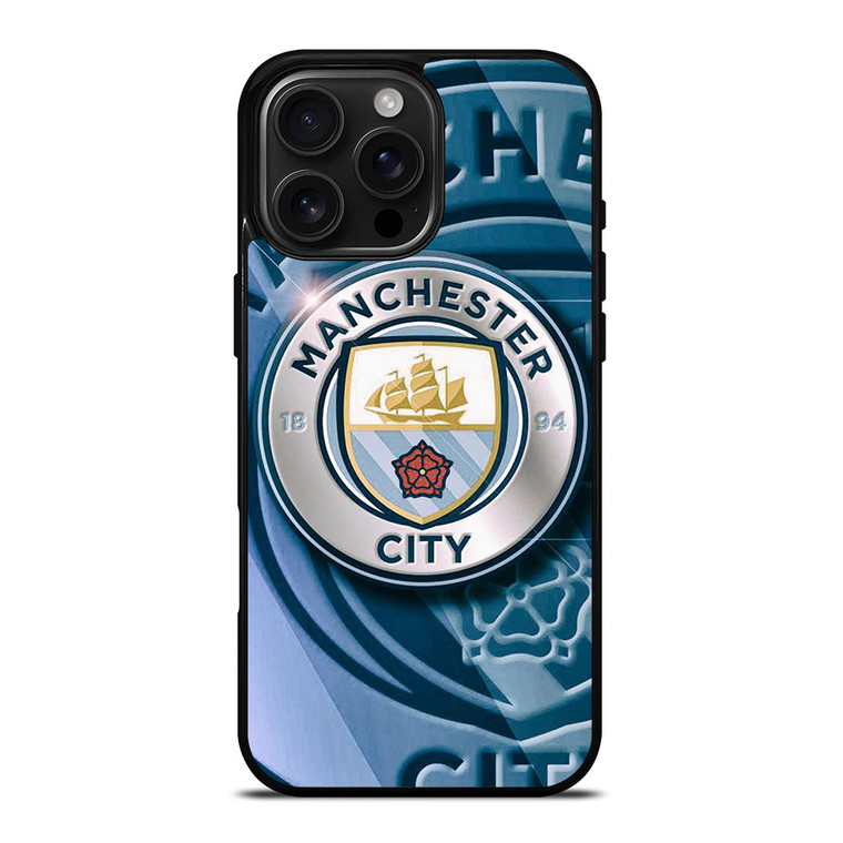 MANCHESTER CITY LOGO iPhone 16 Pro Max Case Cover