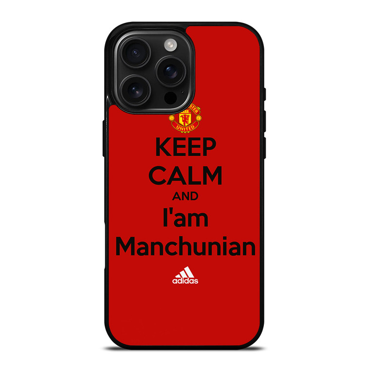 MANCHESTER UNITED FANS iPhone 16 Pro Max Case Cover