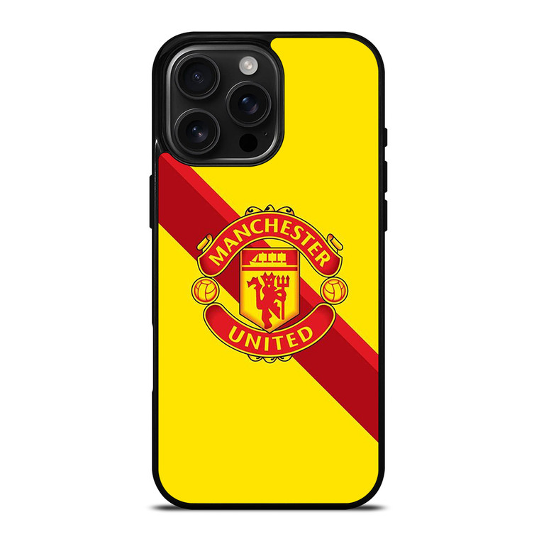 MANCHESTER UNITED FOOTBALL CLUB LOGO iPhone 16 Pro Max Case Cover