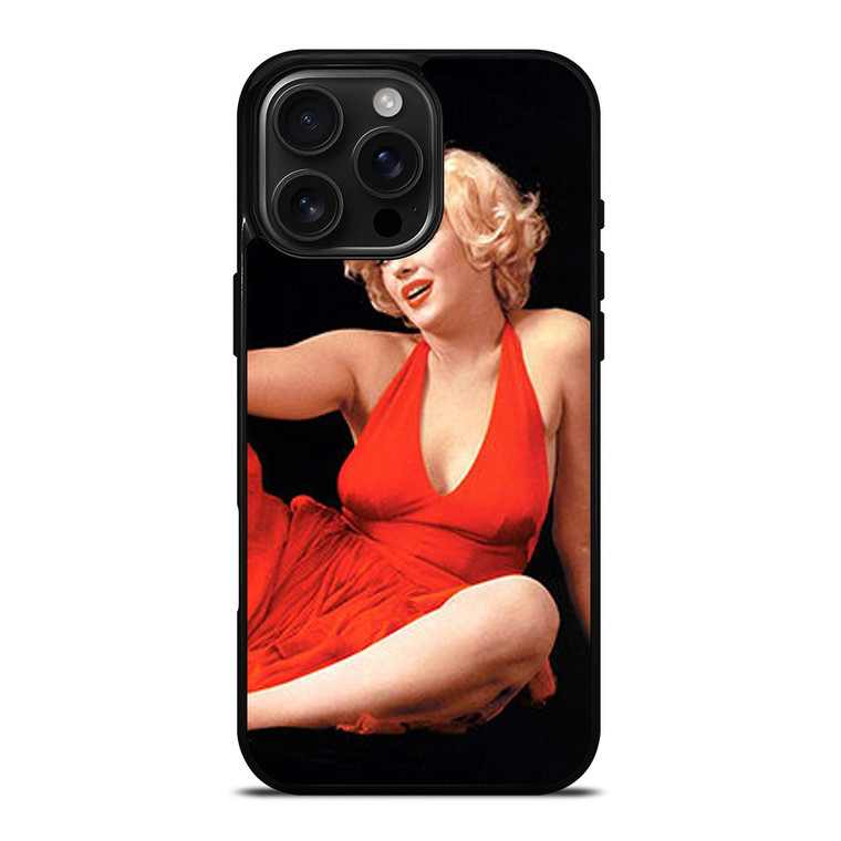 MARILYN MONROE RED DRESS iPhone 16 Pro Max Case Cover