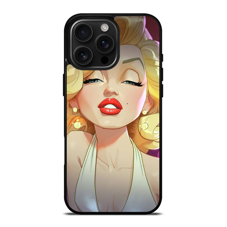 MARILYN MONROE SEXY CARTOON iPhone 16 Pro Max Case Cover