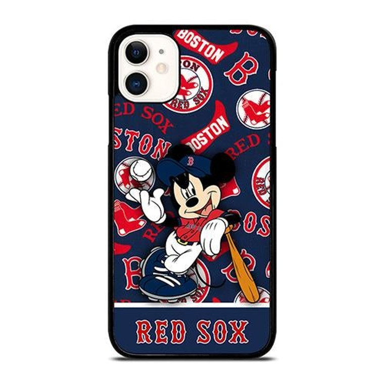 BOSTON RED SOX MICKEY MOUSE iPhone 11 Case Cover