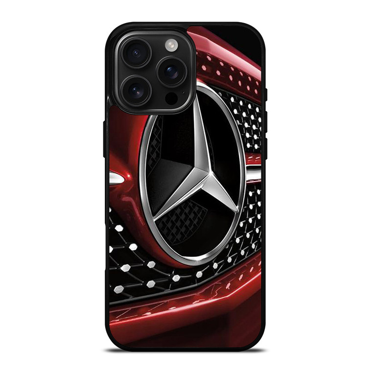 MERCEDES BENZ LOGO RED ICON iPhone 16 Pro Max Case Cover