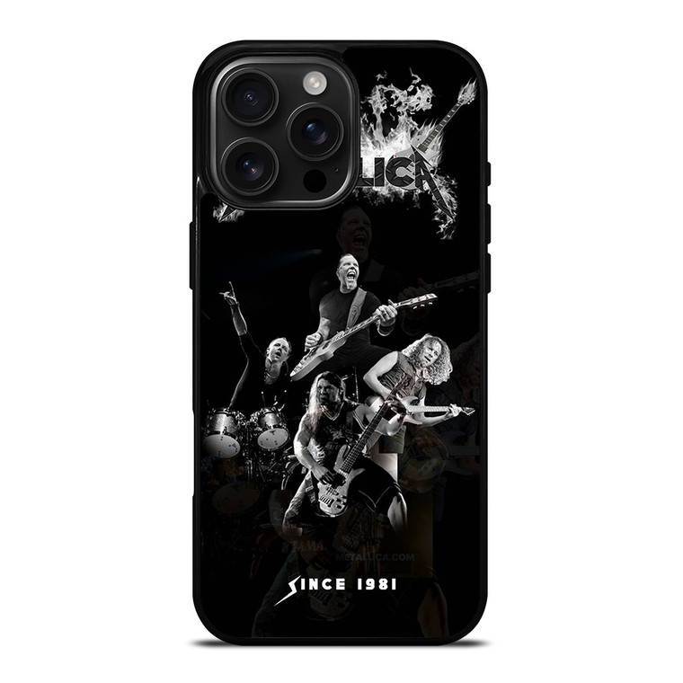 METALLICA ROCK BAND iPhone 16 Pro Max Case Cover