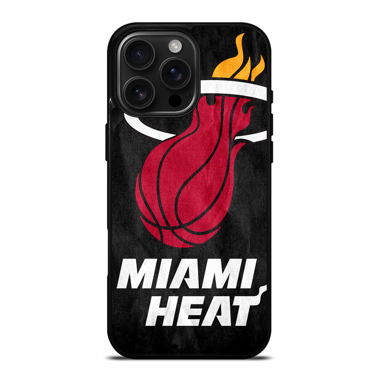 MIAMI HEAT NBA LOGO iPhone 16 Pro Max Case Cover