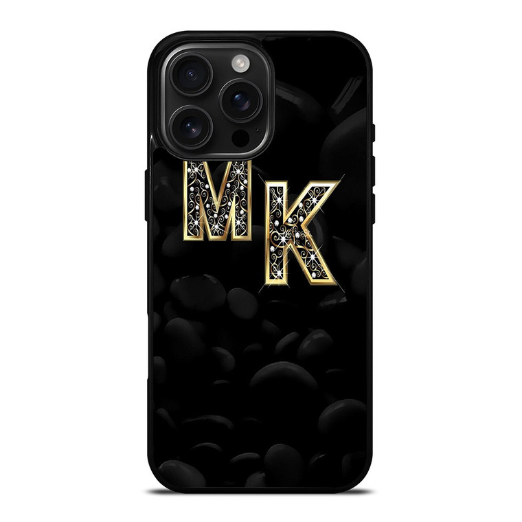 MICHAEL KORS MK GOLD LOGO iPhone 16 Pro Max Case Cover