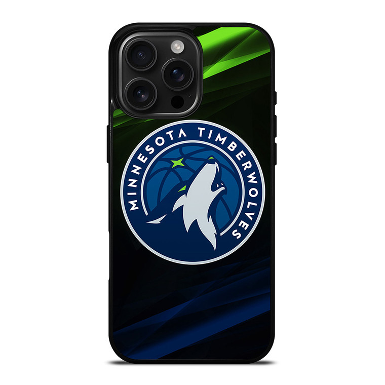 MINNESOTA TIMBERWOLVES LOGO iPhone 16 Pro Max Case Cover