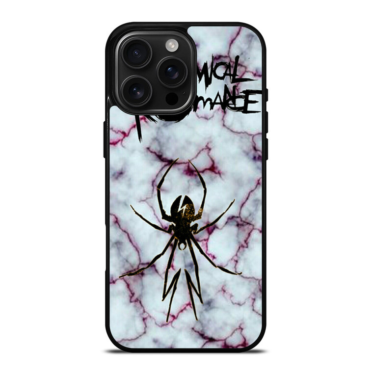 MY CHEMICAL ROMANCE MARBLE LOGO iPhone 16 Pro Max Case Cover