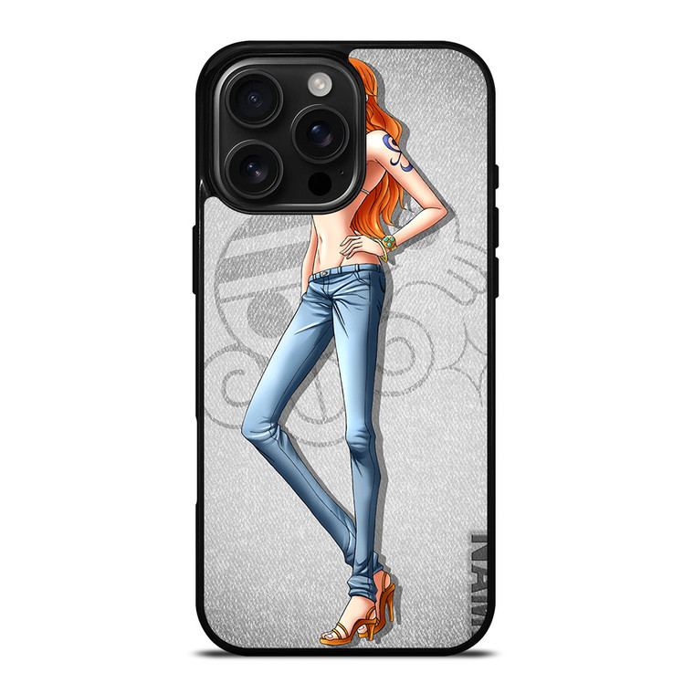 NAMI ONE PIECE ANIME iPhone 16 Pro Max Case Cover