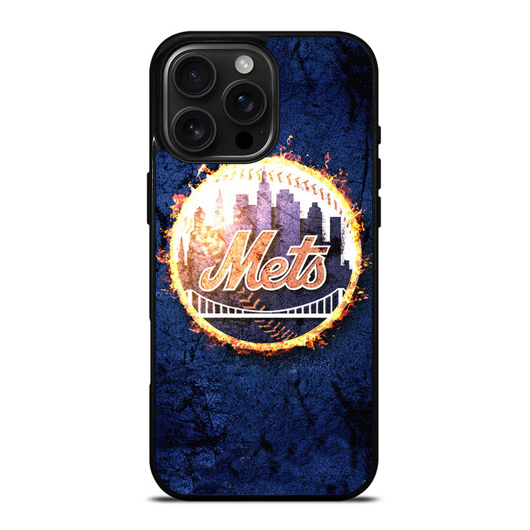 NEW YORK METS MLB iPhone 16 Pro Max Case Cover