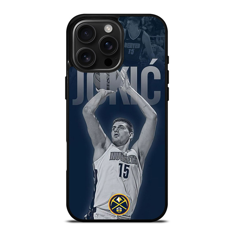 NICOLA JOKIC 15 DENVER NUGGETS iPhone 16 Pro Max Case Cover