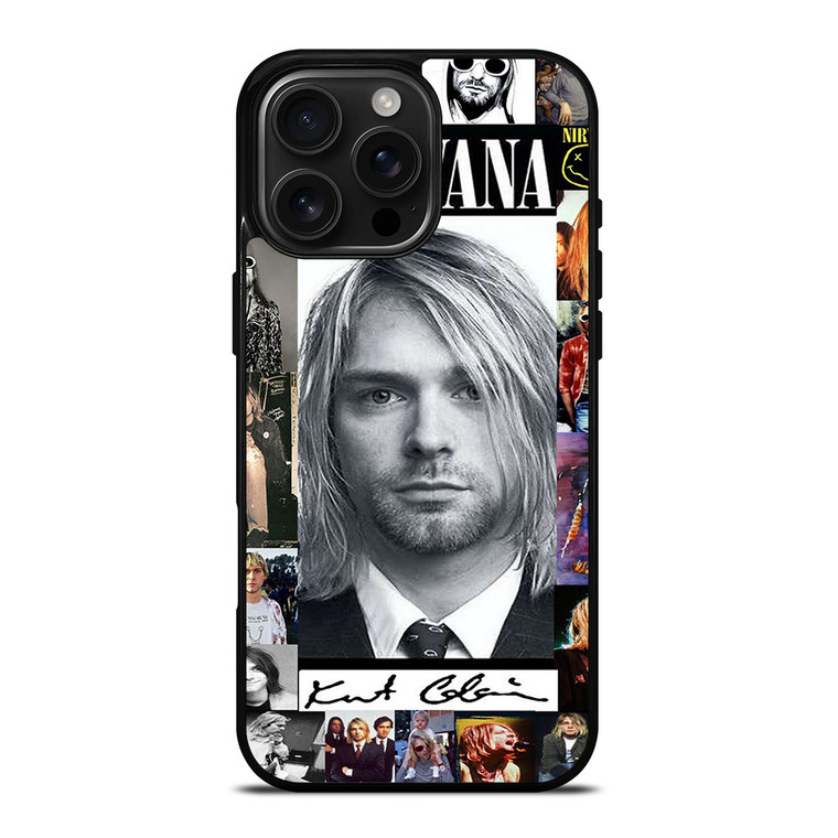 NIRVANA KURT COBAIN iPhone 16 Pro Max Case Cover