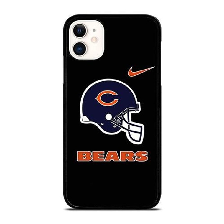 CHICAGO BEARS NFL HELMET NIKE iPhone 11 Case Cover CHICAGO BEARS NFL HELMET NIKE iPhone 11 Case Cover