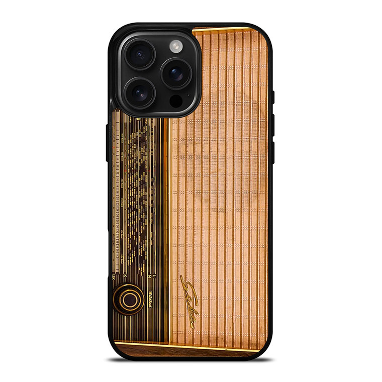 OLD VINTAGE RADIO iPhone 16 Pro Max Case Cover