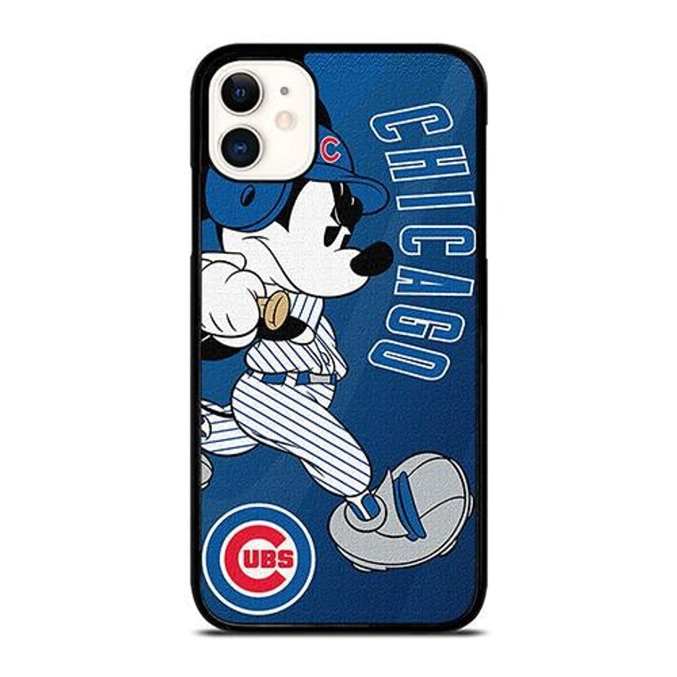 CHICAGO CUBS LOGO MICKEY MOUSE iPhone 11 Case Cover