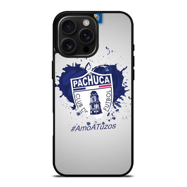 PACHUCA FUTBOL CLUB ART LOGO iPhone 16 Pro Max Case Cover