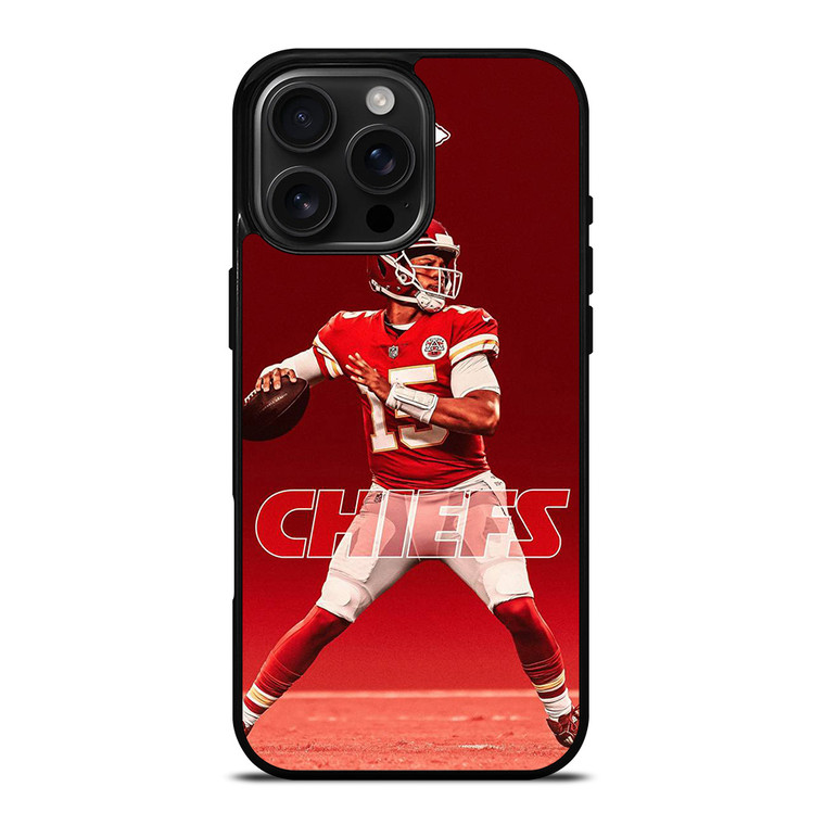 PATRICK MAHOMES KANSAS CITY CHIEFS 15 iPhone 16 Pro Max Case Cover