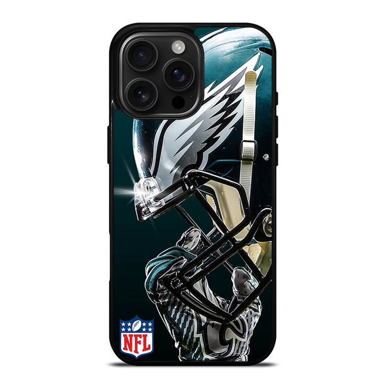 PHILADELPHIA EAGLES NFL HELMET iPhone 16 Pro Max Case Cover