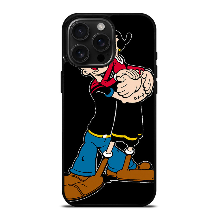 POPEYE AND OLIVE CARTOON iPhone 16 Pro Max Case Cover