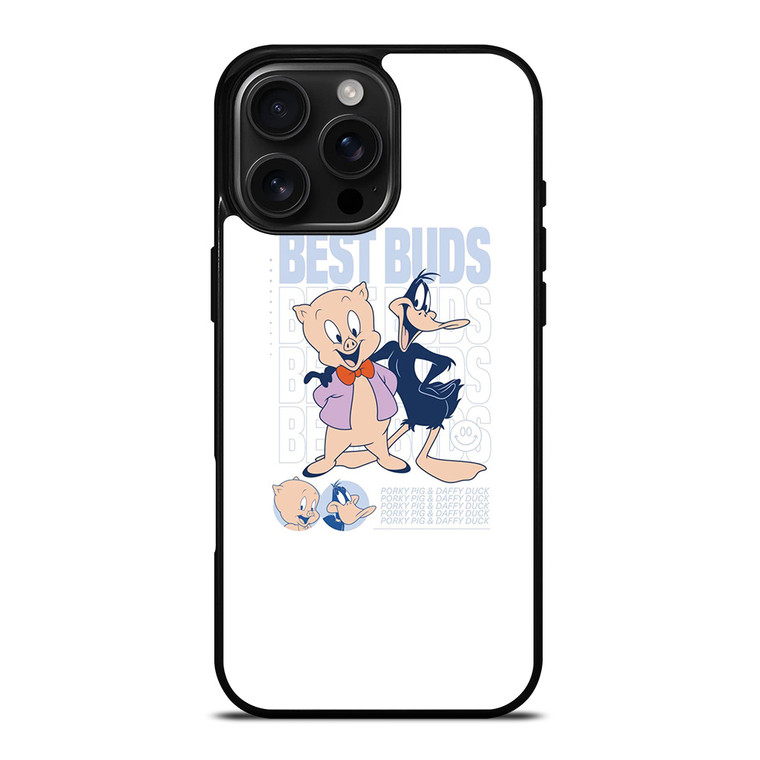PORKY PIG AND DAFFY DUCKS BEST BUDS iPhone 16 Pro Max Case Cover PORKY PIG AND DAFFY DUCKS BEST BUDS iPhone 16 Pro Max Case Cover