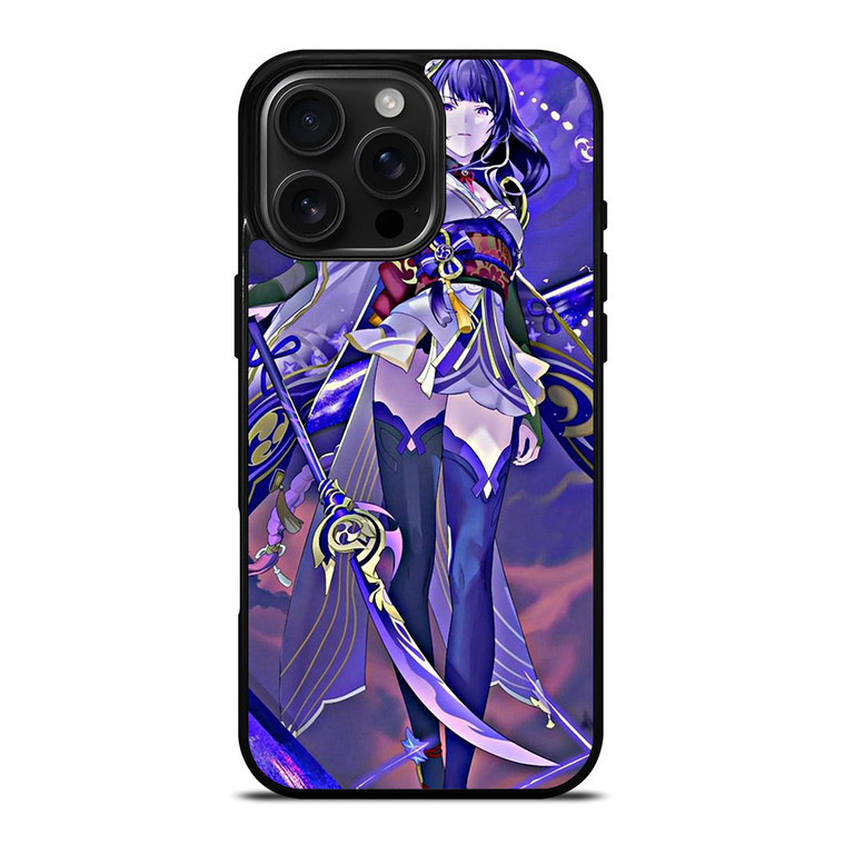 RAIDEN SHOGUN GENSHIN IMPACT GAME iPhone 16 Pro Max Case Cover