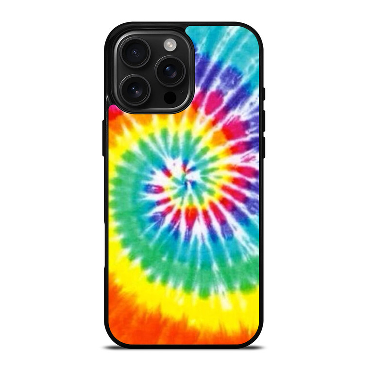 RAINBOW TIE DYE PATTERN iPhone 16 Pro Max Case Cover