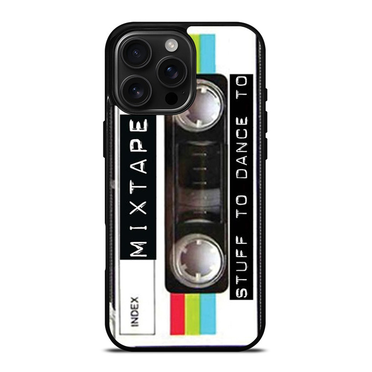 RETRO CLEAR MIXTAPE iPhone 16 Pro Max Case Cover
