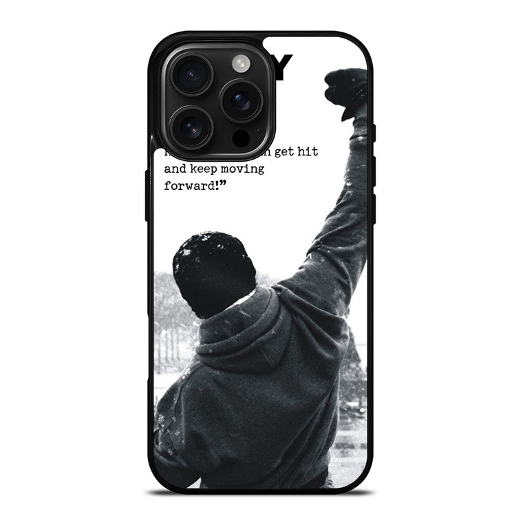 ROCKY BALBOA QUOTES iPhone 16 Pro Max Case Cover
