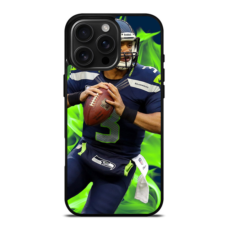 RUSSELL WILSON SEATTLE SEAHAWK NFL iPhone 16 Pro Max Case Cover