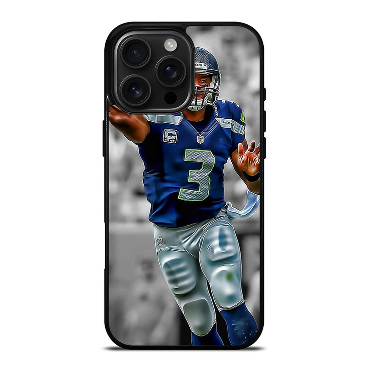 RUSSELL WILSON SEATTLE SEAHAWK iPhone 16 Pro Max Case Cover