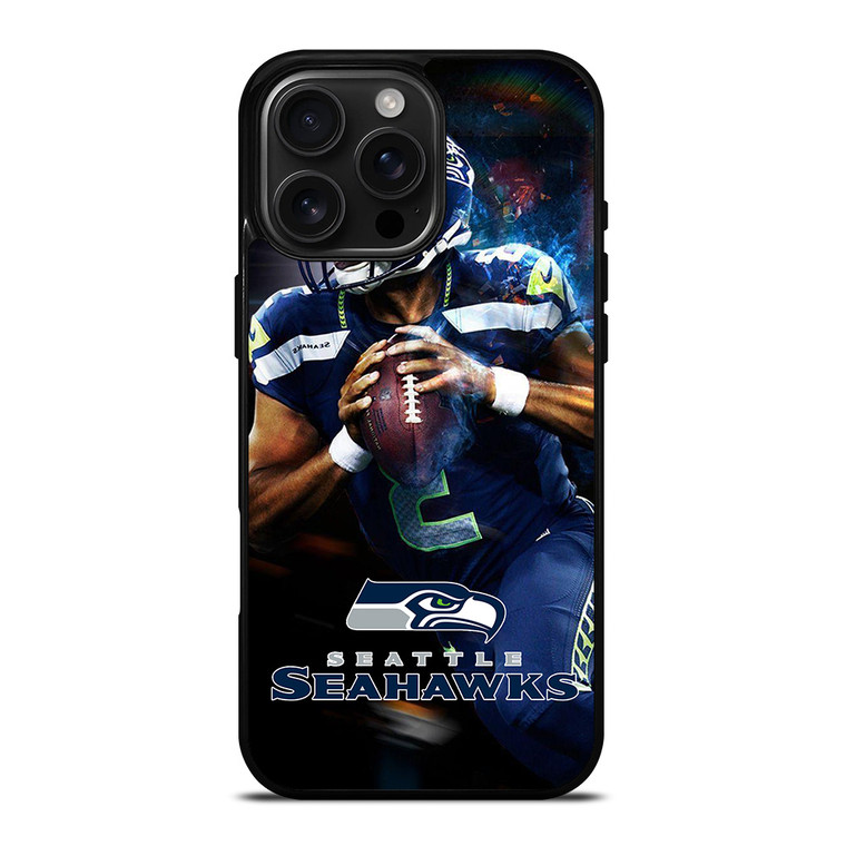 RUSSELL WILSON SEATTLE SEAHAWKS NFL iPhone 16 Pro Max Case Cover