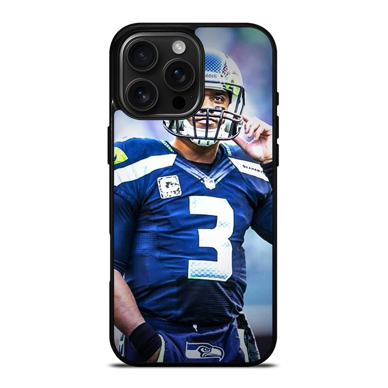 RUSSELL WILSON SEATTLE SEAHAWKS iPhone 16 Pro Max Case Cover