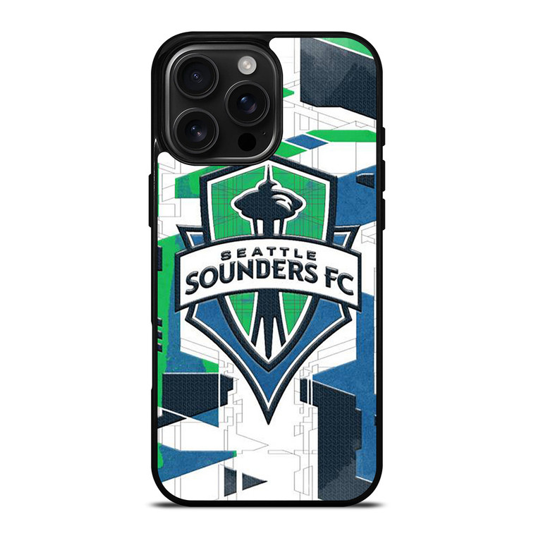 SEATTLE SOUNDERS FC LOGO iPhone 16 Pro Max Case Cover