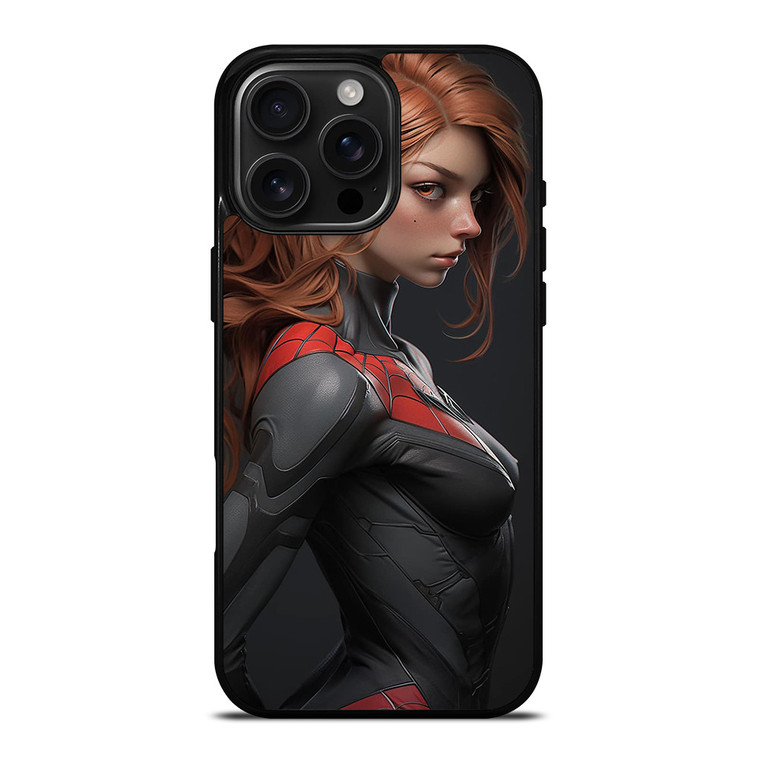 SEXY CARTOON SPIDER GIRL MARVEL COMICS iPhone 16 Pro Max Case Cover