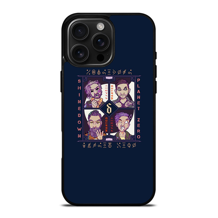 SHINEDOWN BAND PLANET ZERO iPhone 16 Pro Max Case Cover