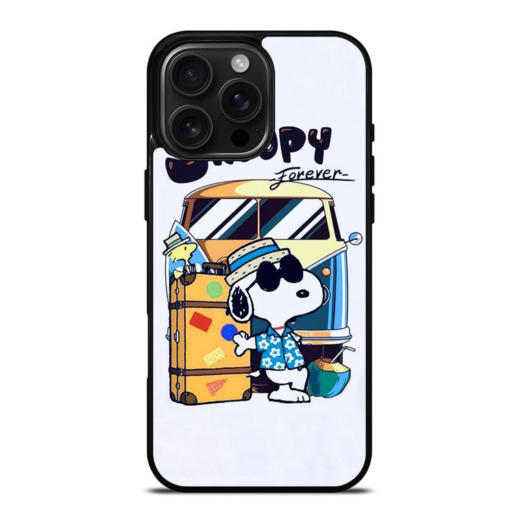 SNOOPY THE PEANUTS CHARLIE BROWN CARTOON FOREVER iPhone 16 Pro Max Case Cover