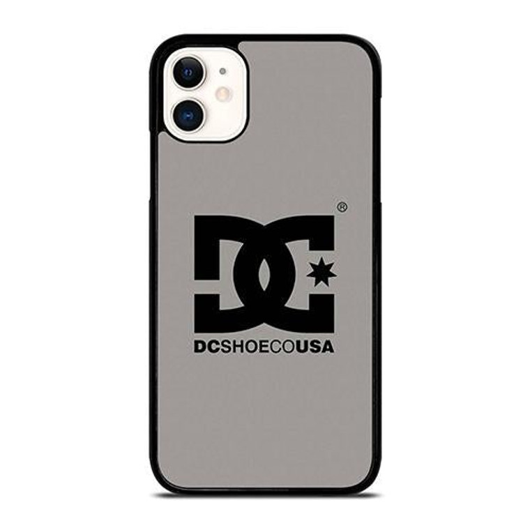 DC SHOE CO USA LOGO GREY iPhone 11 Case Cover
