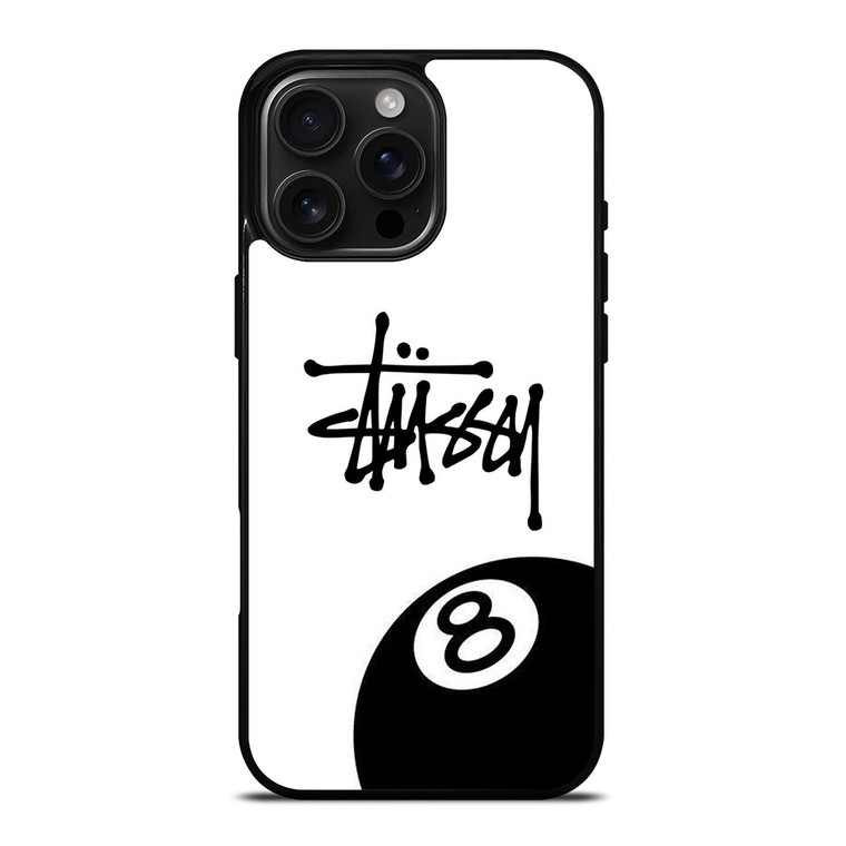 STUSSY 8 BILLIARD BALL iPhone 16 Pro Max Case Cover