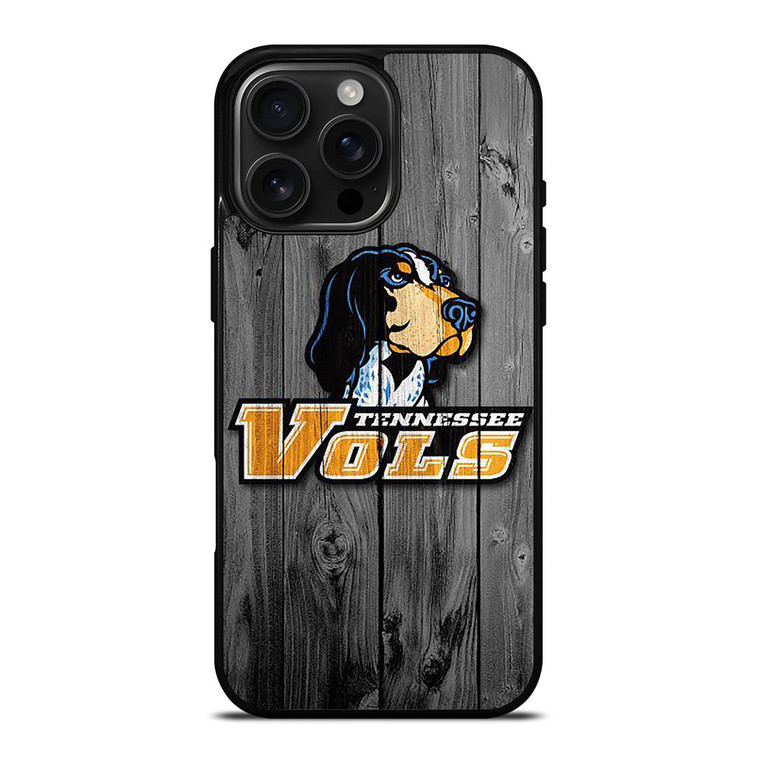 TENNESSEE VOLUNTEERS VOLS WOODEN LOGO iPhone 16 Pro Max Case Cover
