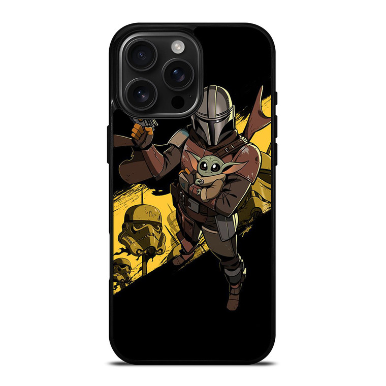 THE MANDALORIAN BABY YODA STAR WARS iPhone 16 Pro Max Case Cover