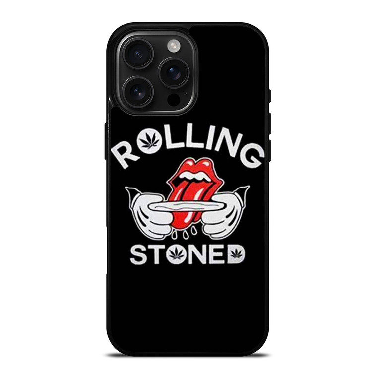THE ROLLING STONES WEED LOGO iPhone 16 Pro Max Case Cover