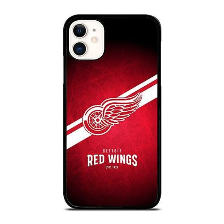 DETROIT RED WINGS NHL TEAM LOGO iPhone 11 Case Cover