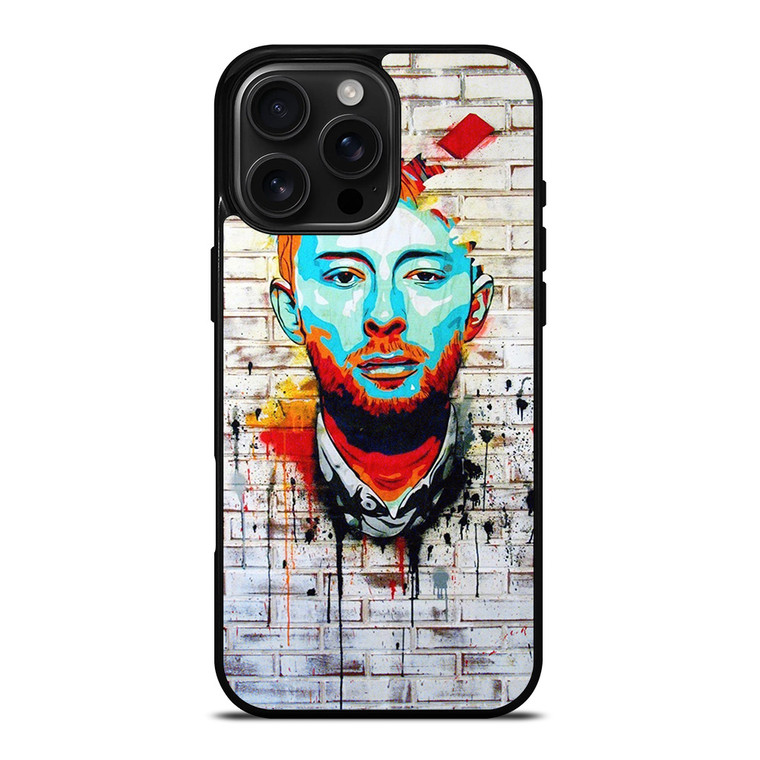 TOM YORKE RADIOHEAD ART iPhone 16 Pro Max Case Cover