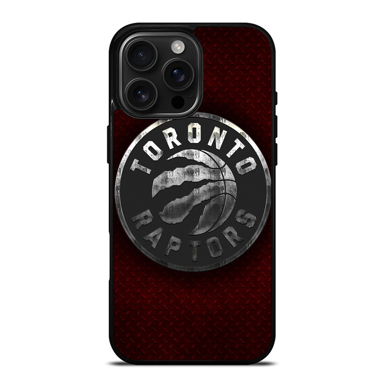 TORONTO RAPTORS RED METAL iPhone 16 Pro Max Case Cover