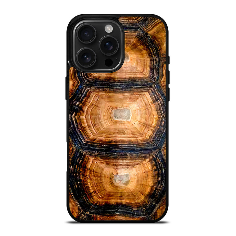 TORTOISE SHELL TEXTURES iPhone 16 Pro Max Case Cover