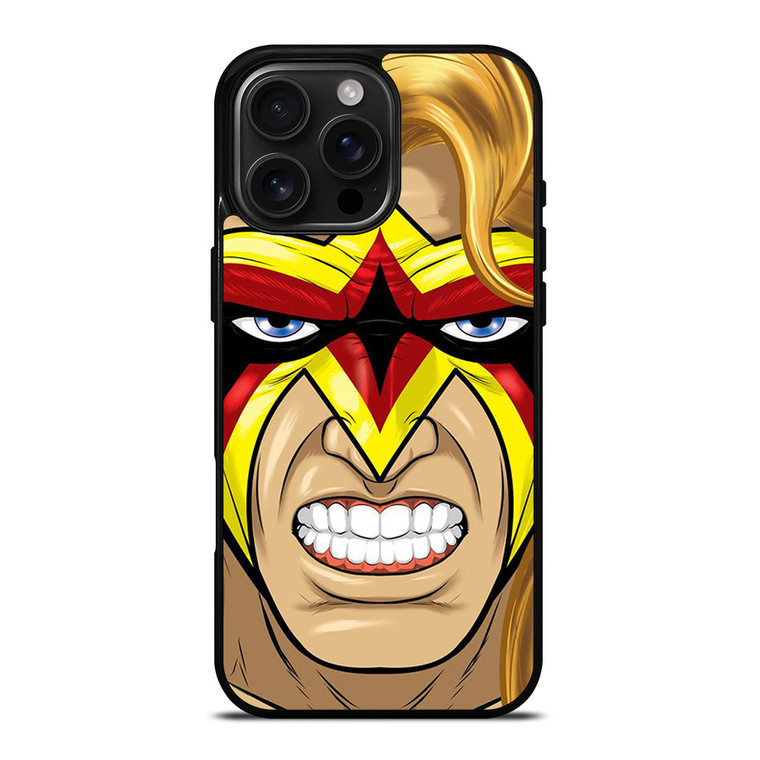 ULTIMATE WARRIOR WWE FACE CARTOON iPhone 16 Pro Max Case Cover