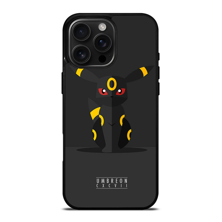 UMBREON SHINY POKEMON CARTOON iPhone 16 Pro Max Case Cover