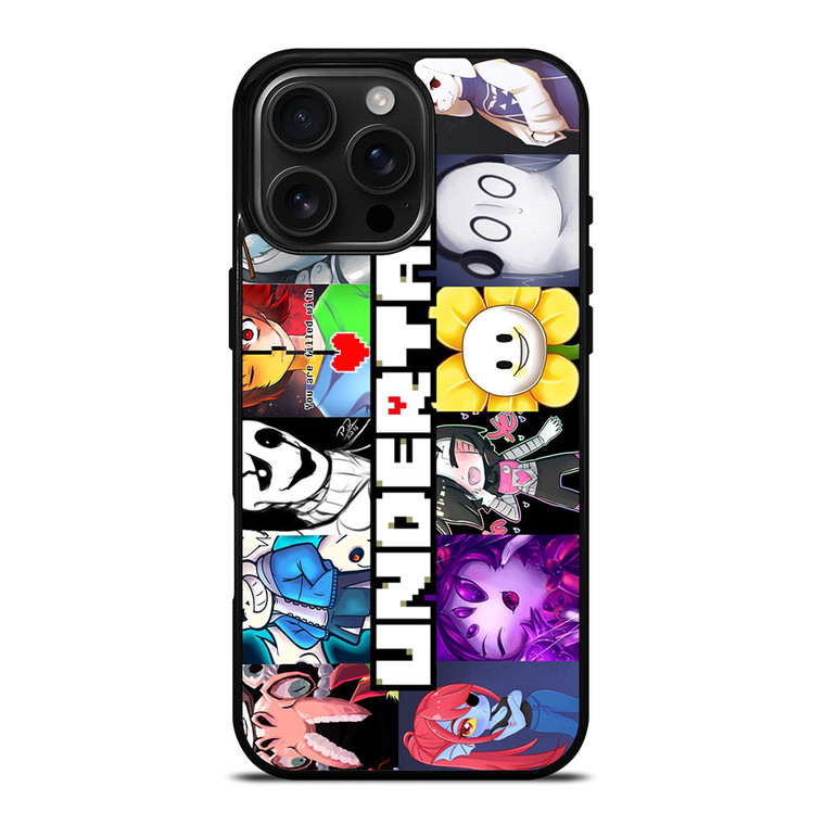 UNDERTALE ALL CHARACTER iPhone 16 Pro Max Case Cover